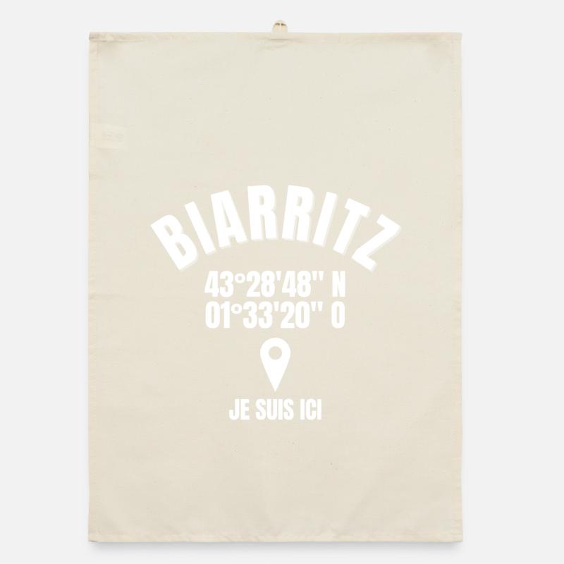 Biarritz, Basque, Pays Basque Torchon bio