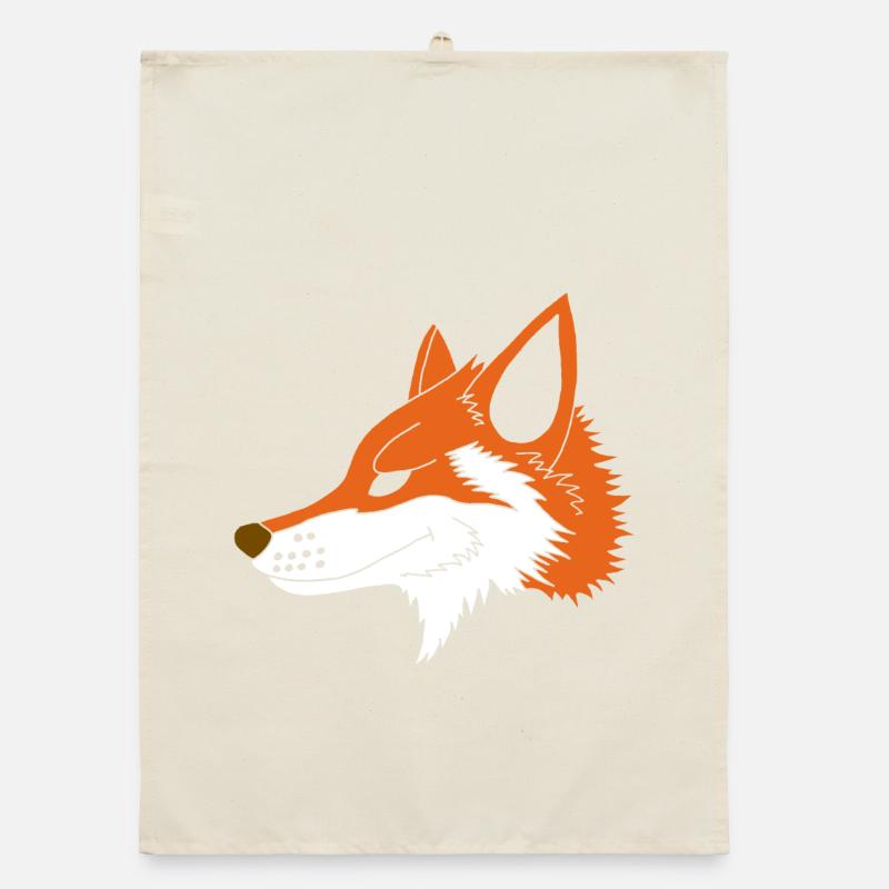 Cunning as a fox Organic dish towel