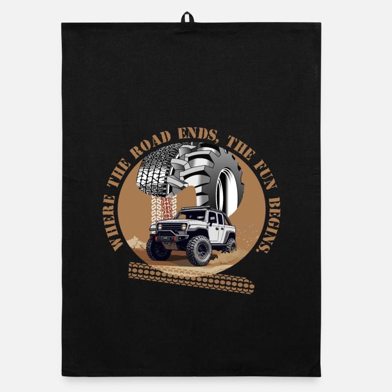 Offroad Fahrer Organic Geschirrtuch