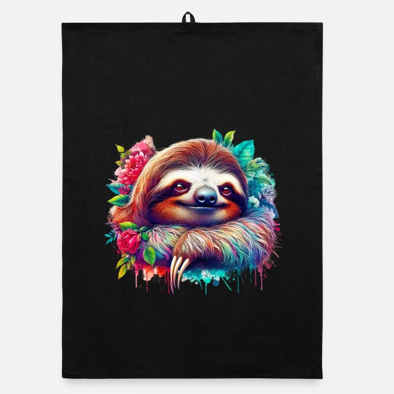 Sloth Organic dish towel