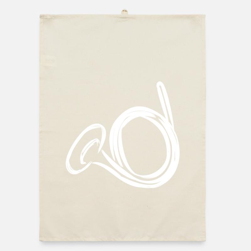 Dessin de cor français Torchon bio