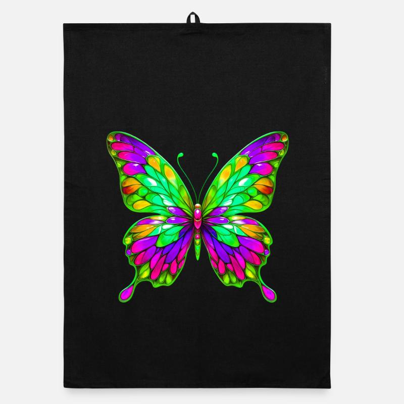 Butterfly Organic dish towel