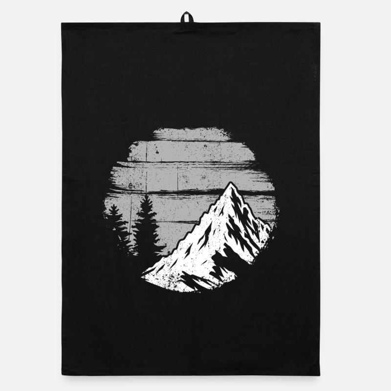 Alpine Ridge Monochrom Organic Geschirrtuch