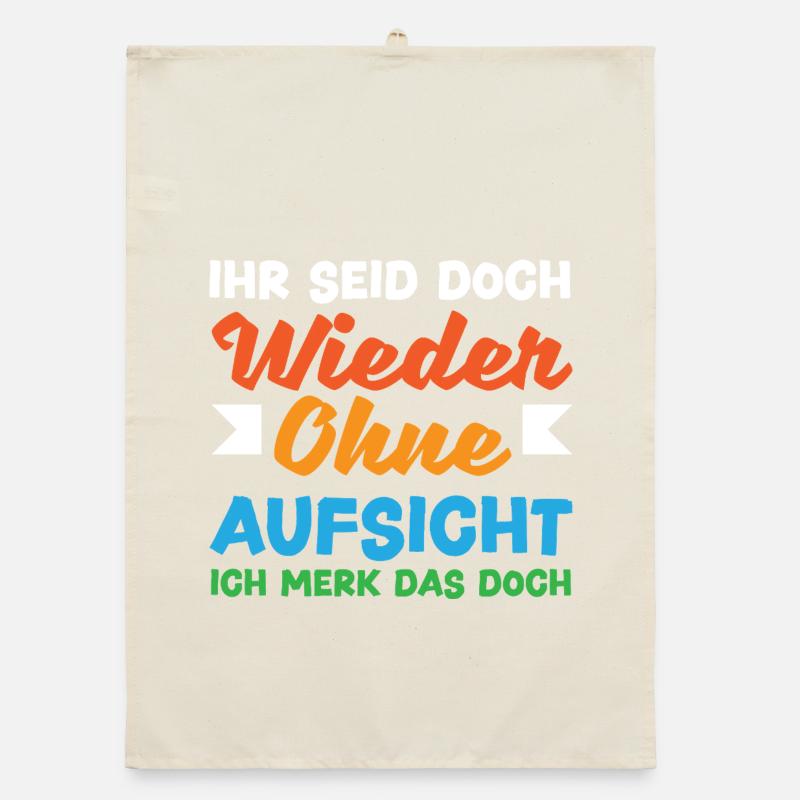 Again without supervision – sarcasm Organic dish towel