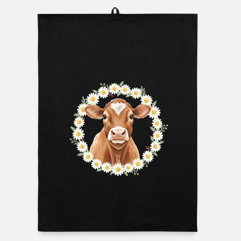 Vache brune Torchon bio