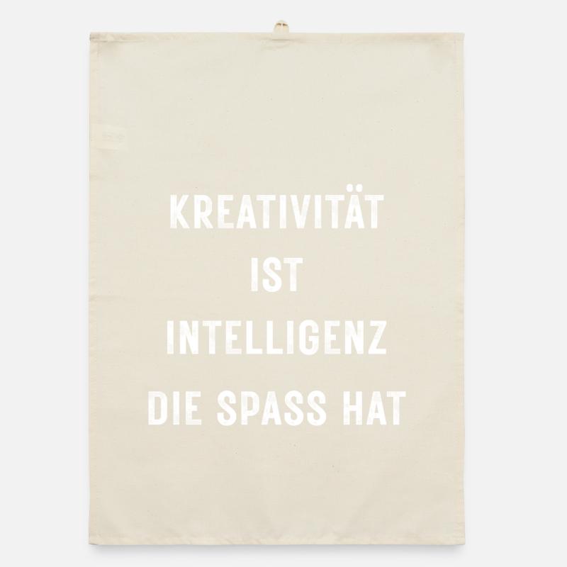 La créativité, c’est l’intelligence qui s’amuse – Stateme Torchon bio