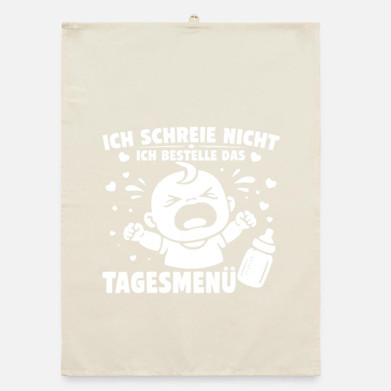 Je ne crie pas, je commande le menu du jour Torchon bio