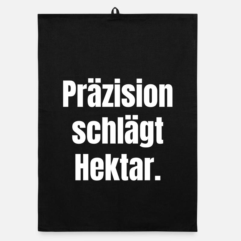 Precision beats hectares Organic dish towel