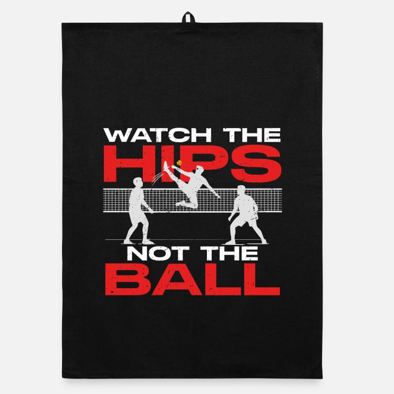 Sepak Takraw Watch The Hips Organic Geschirrtuch