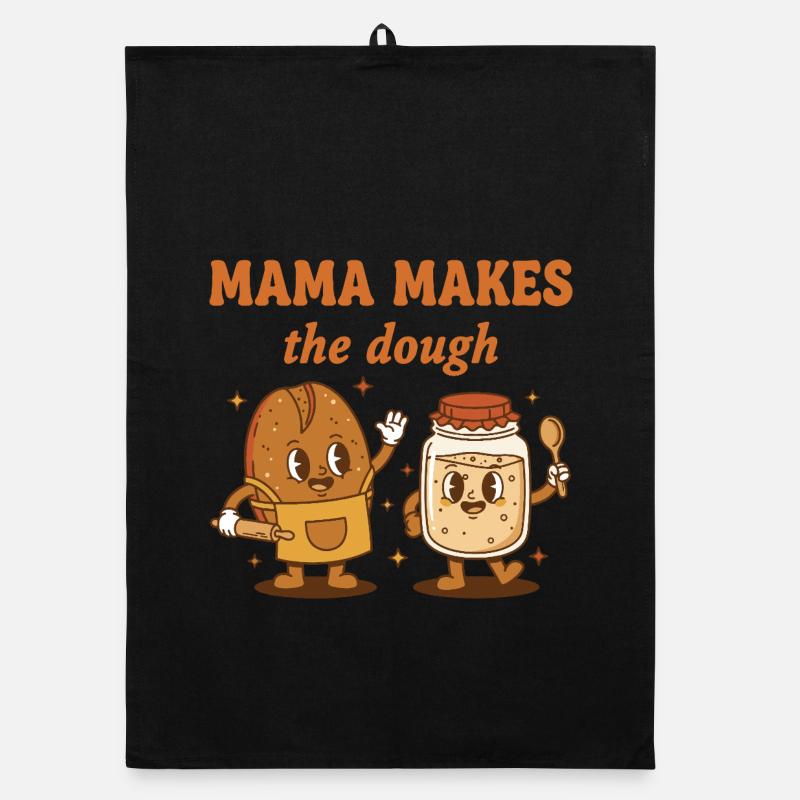 Sourdough Bread Baking Mama Makes The Dough Era Organic dish towel