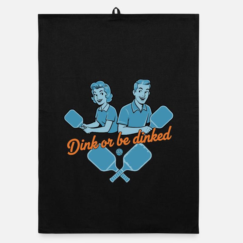 Pickleball-lustiger Spieler Dink Oder Werde Liebe Organic Geschirrtuch