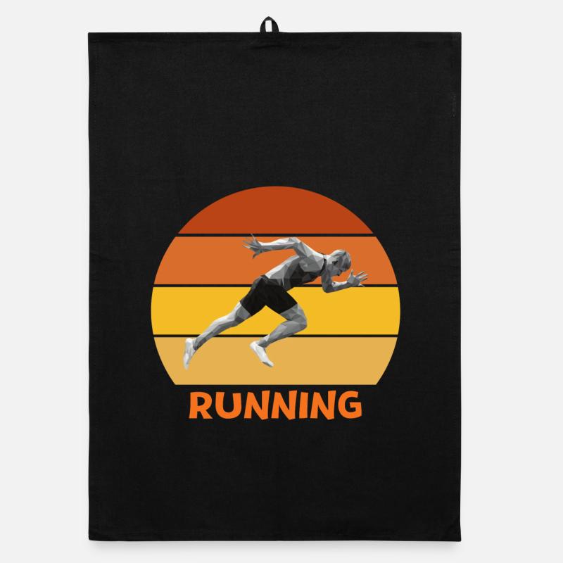 athlétisme, sprint, course à pied Torchon bio