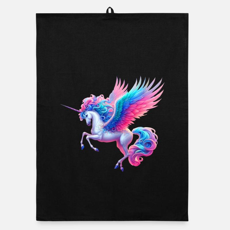Unicorn (02) Organic dish towel