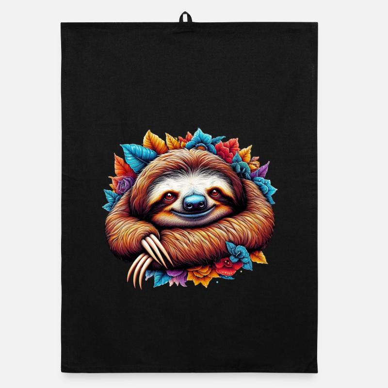 Sloth Organic dish towel