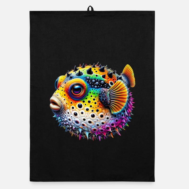 Kugelfisch Organic Geschirrtuch