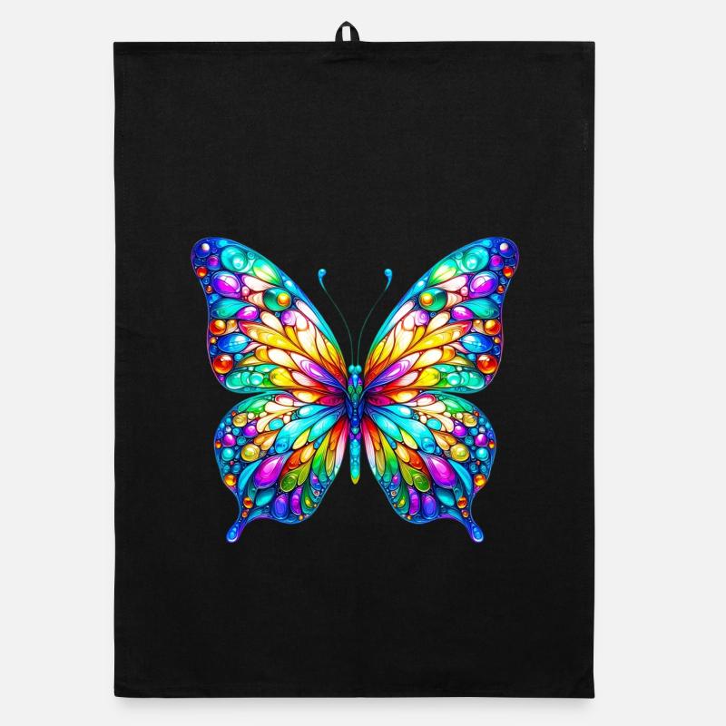Butterfly Organic dish towel