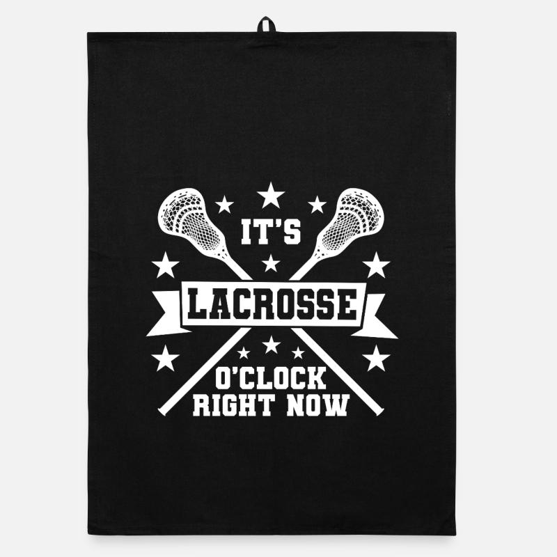 Es ist Lacrosse Zeit Organic Geschirrtuch