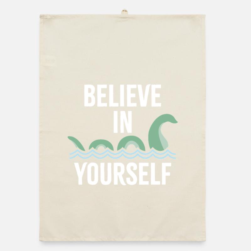 Believe in Yourself Organic dish towel