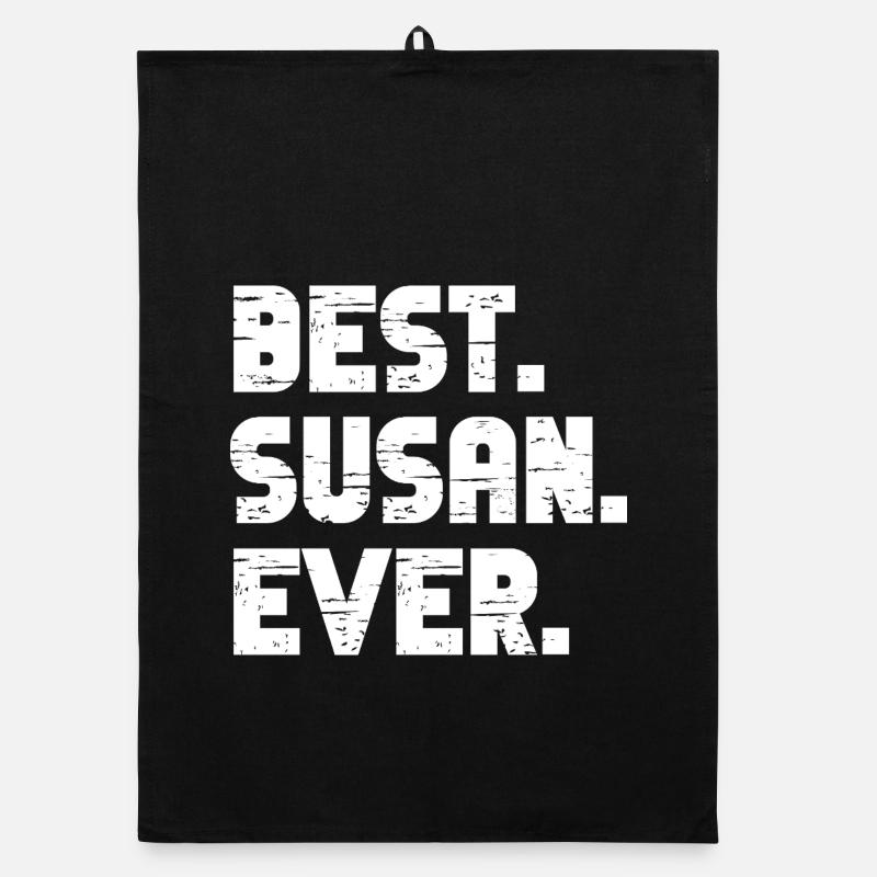 Best Susan Ever Geschenk Spruch Organic Geschirrtuch