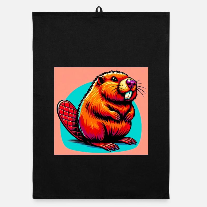 beaver Organic dish towel