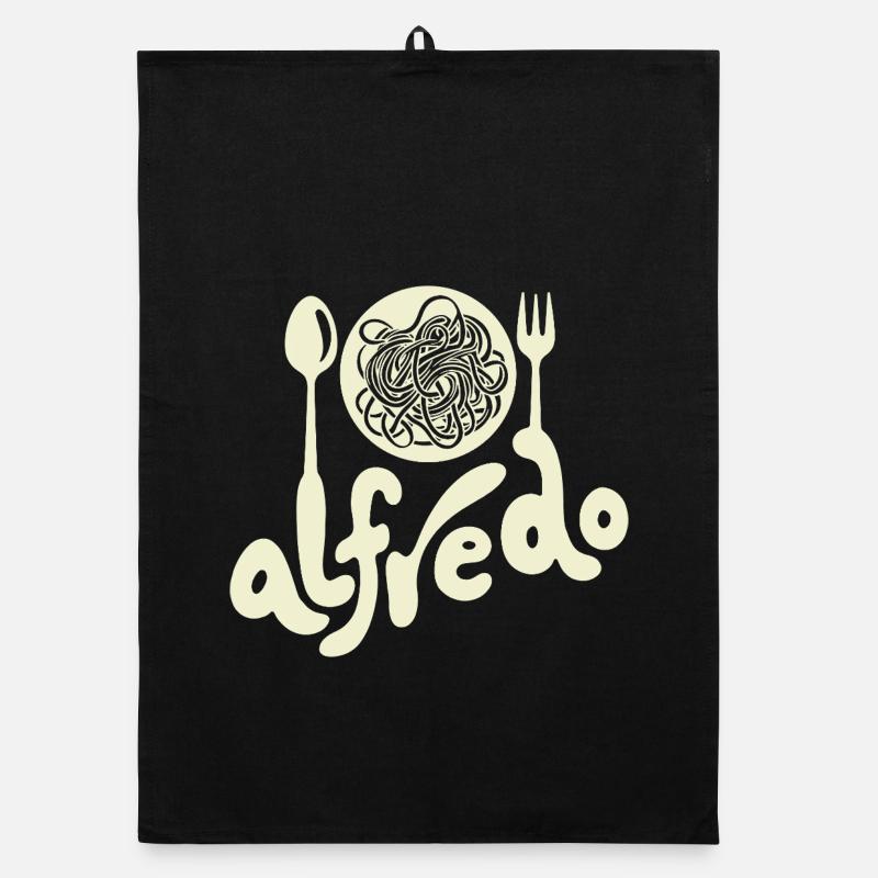 Le seul Alfredo dont vous avez besoin - Torchon bio - noir