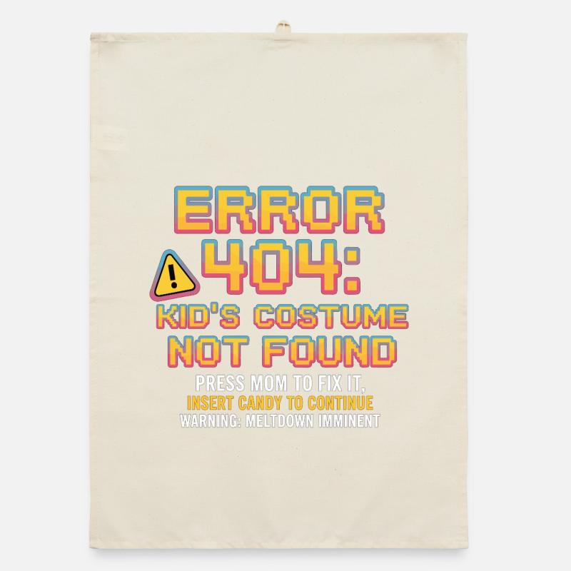 Error 404 Child Costume Not Found Organic dish towel