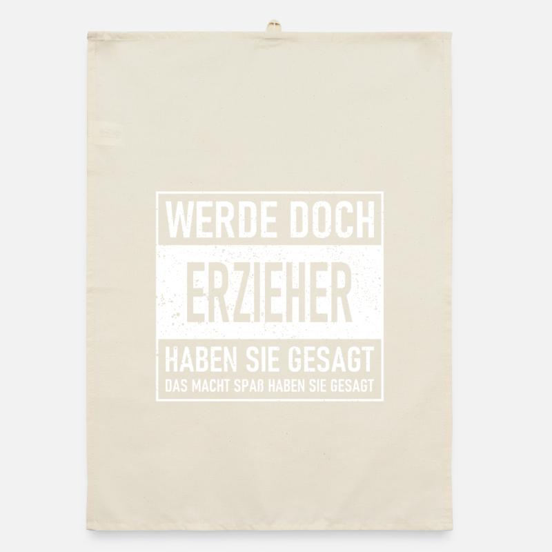 Why don't you become an educator, they said - That makes S Organic dish towel