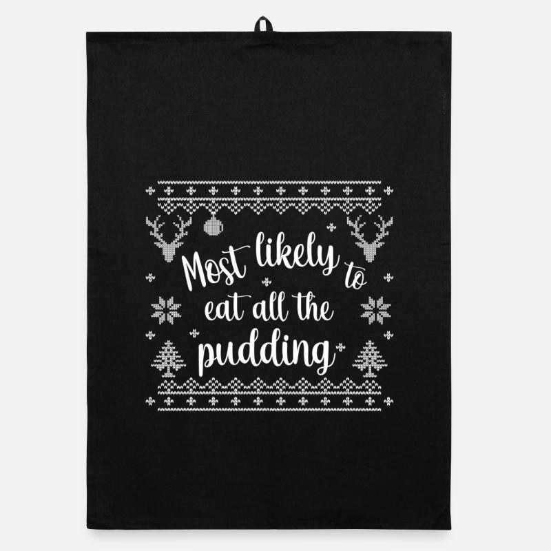 Le plus susceptible de manger tout le pudding Torchon bio