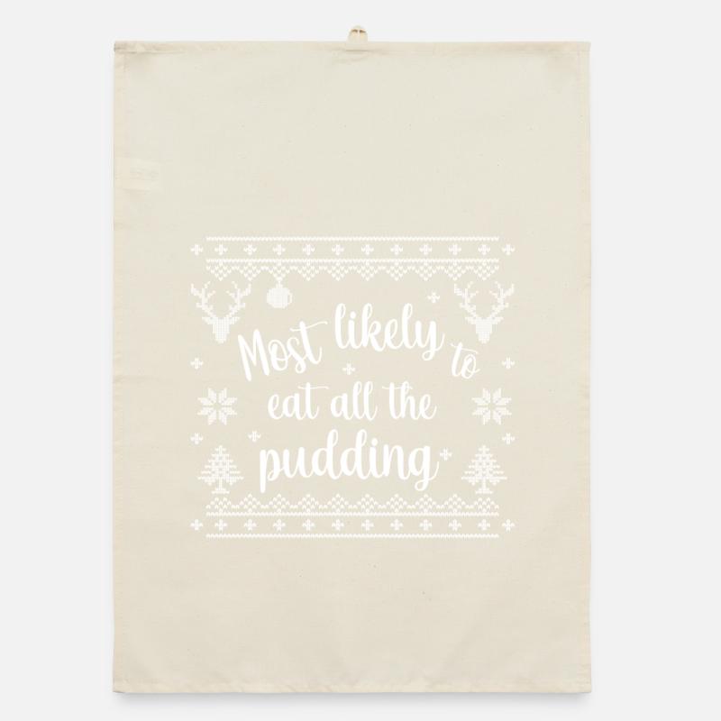 Le plus susceptible de manger tout le pudding Torchon bio