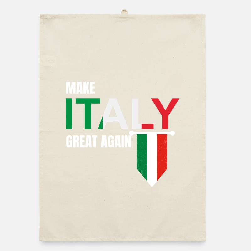 Make Italy Great Again Organic dish towel