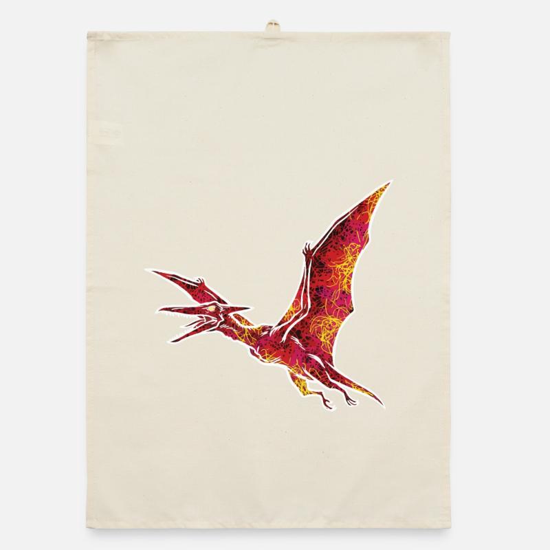 Electric Pterodactyl Flying Dinosaur Organic dish towel