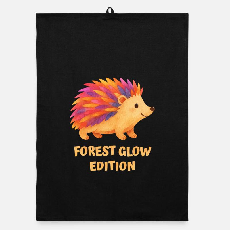 Hérisson Coloré Torchon bio