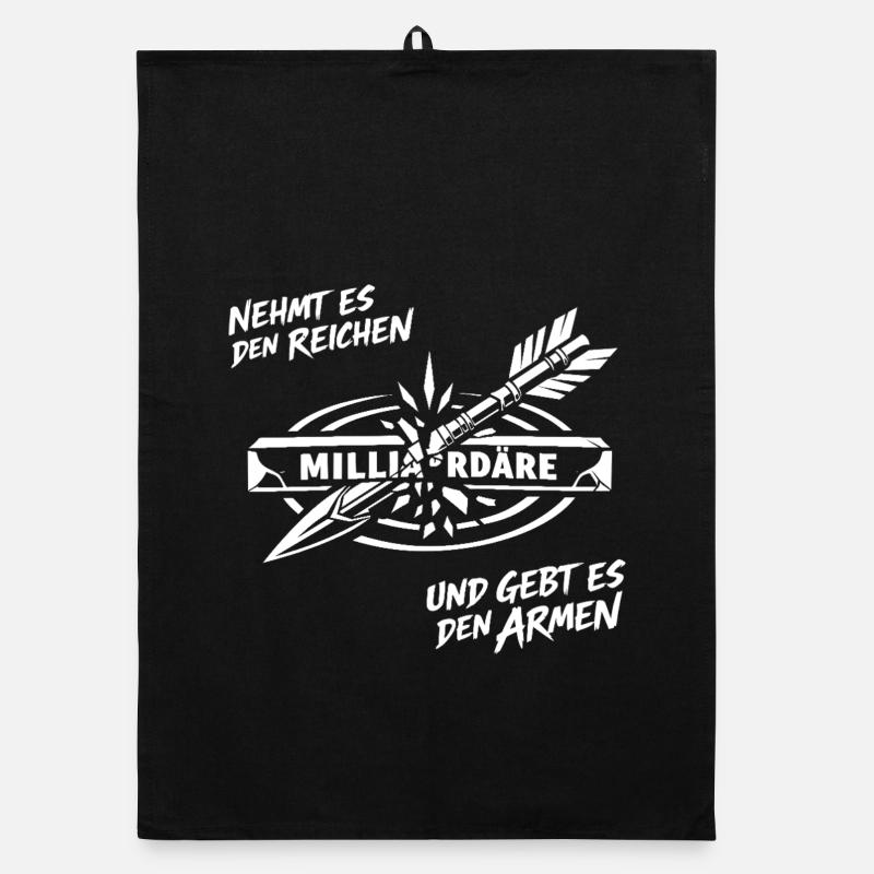 Nehmt Es Den Reichen Organic Geschirrtuch