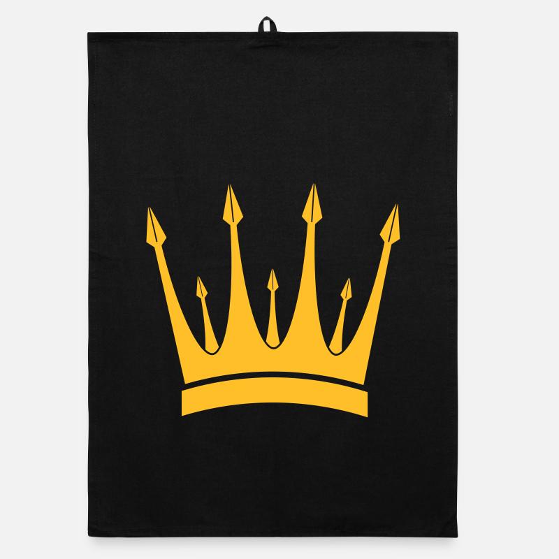 Krone / König / Crown / King Organic Geschirrtuch