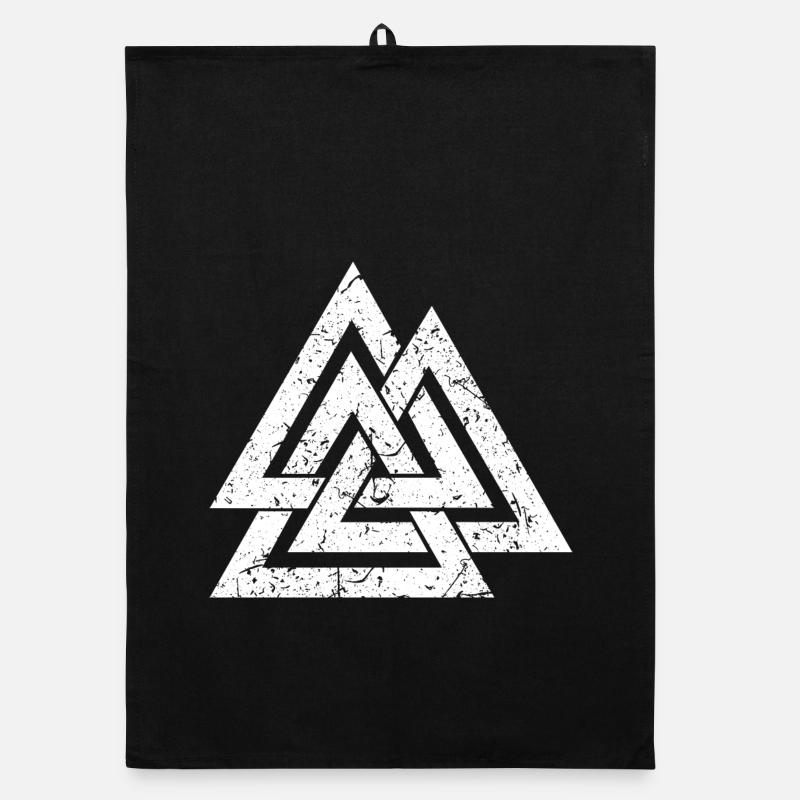 Symbole de Valknut - Vikings Celtes peuples germaniques - Viking Torchon bio