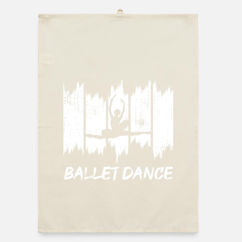 Drôle de danseuse de ballet Torchon bio