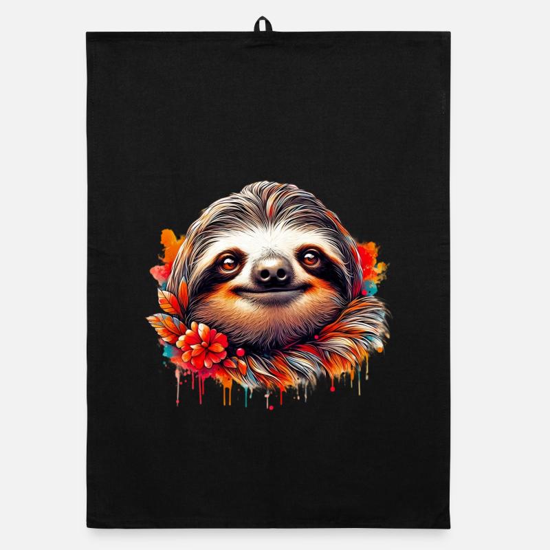 Sloth Organic dish towel