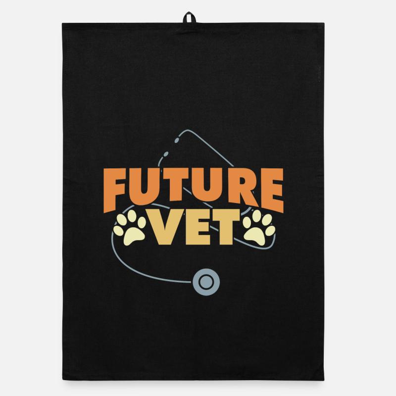 Future veterinarian Organic dish towel