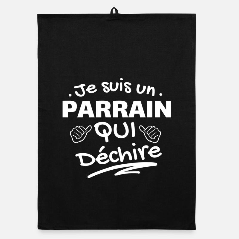 Humour et décontracté Torchon bio