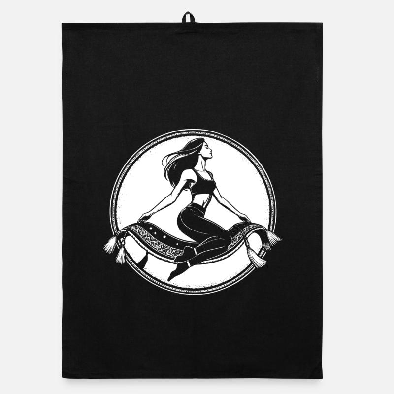 Flying Carpet Design – Magical Orient Organic dish towel