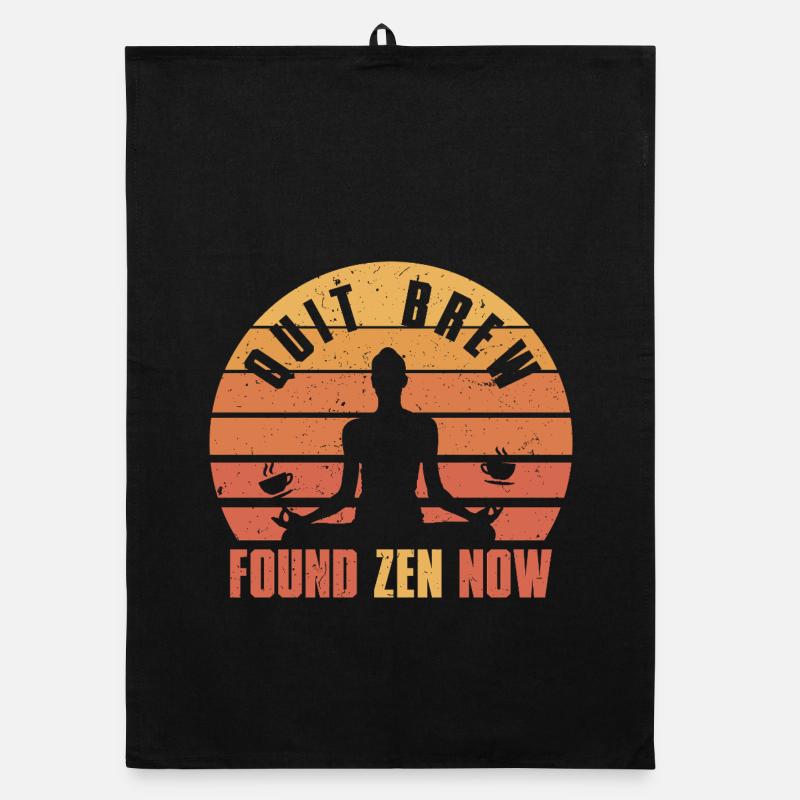 Coffee Withdrawal Ex-Coffee Drinker Quit Brew Organic dish towel