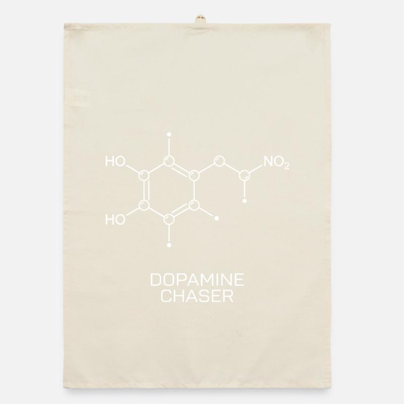 Dopamine Chaser Molecule Organic dish towel