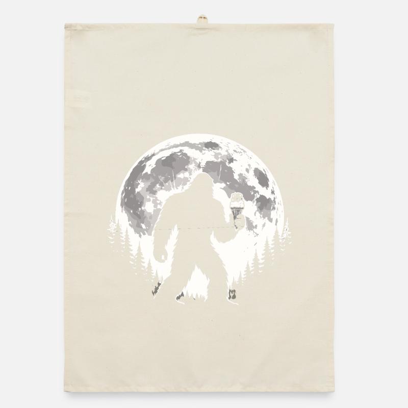 Bigfoot Eiscreme Organic Geschirrtuch