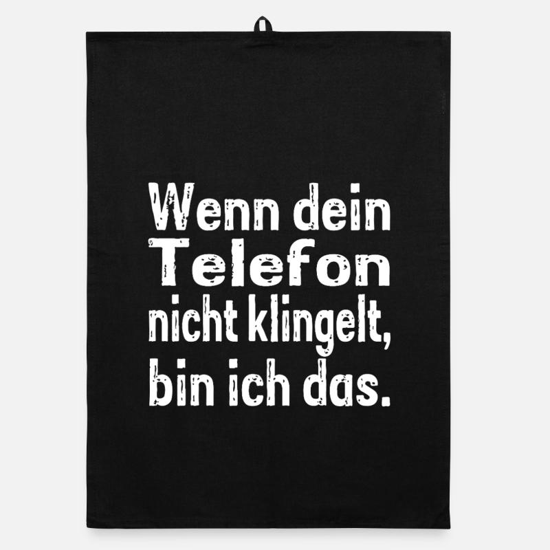 If your phone doesn't ring, that's me. Organic dish towel