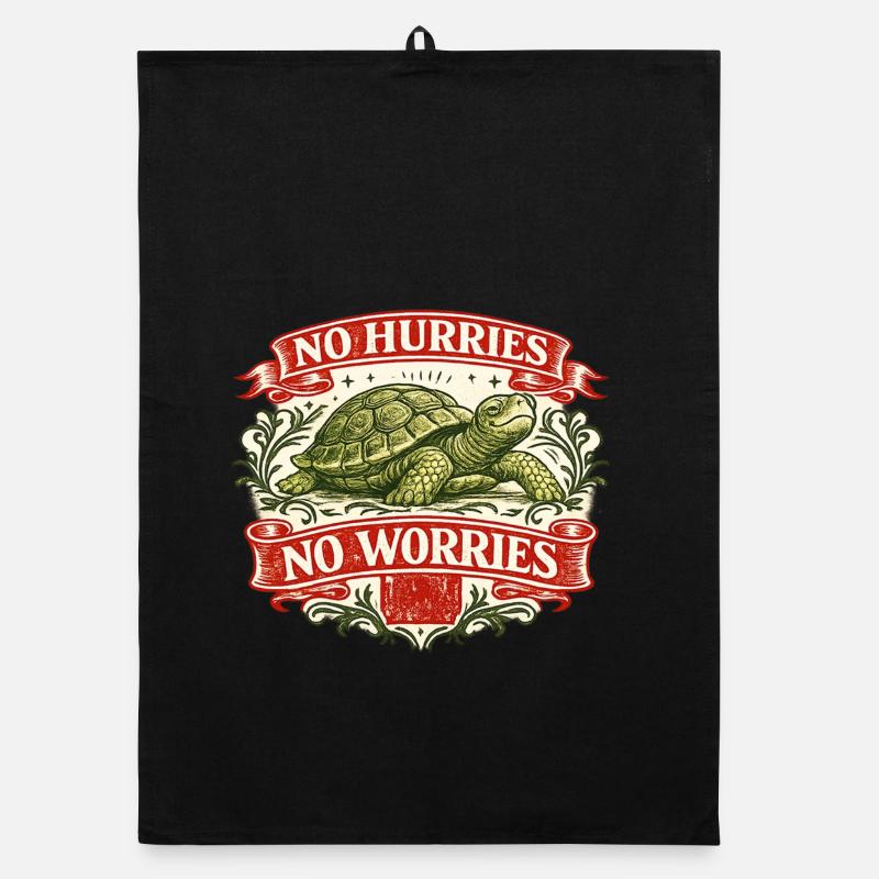 Keine Eile, keine Sorge, Turtle Organic Geschirrtuch