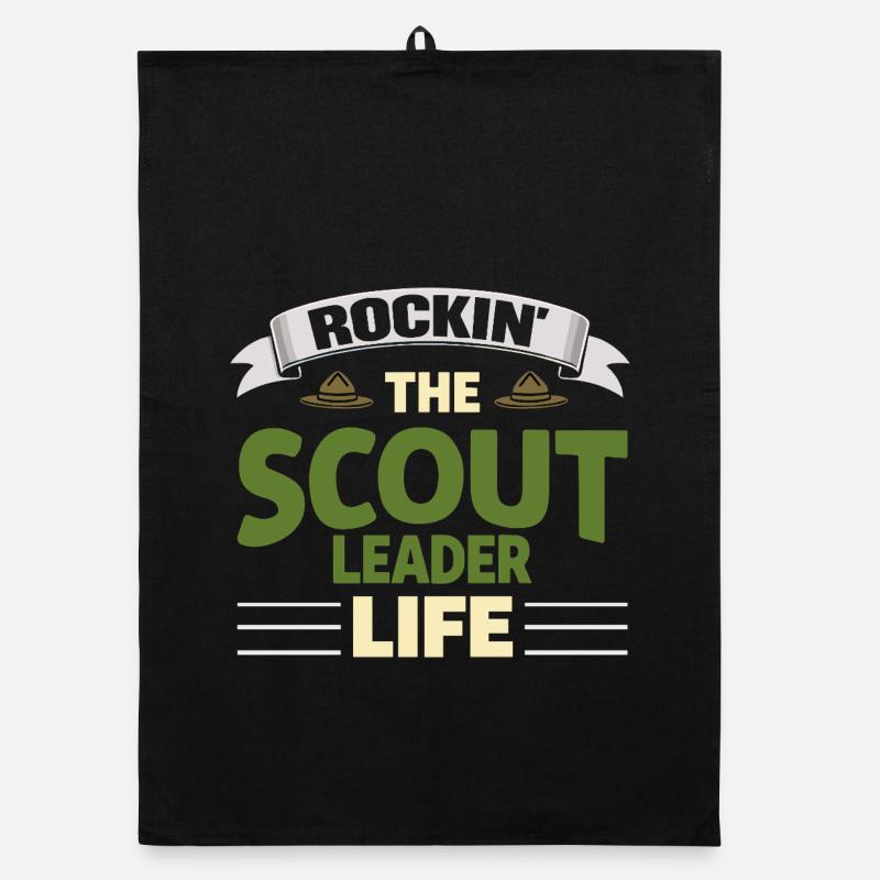 Rockin Le Chef Scout Vie Pfadfinderleiter Torchon bio