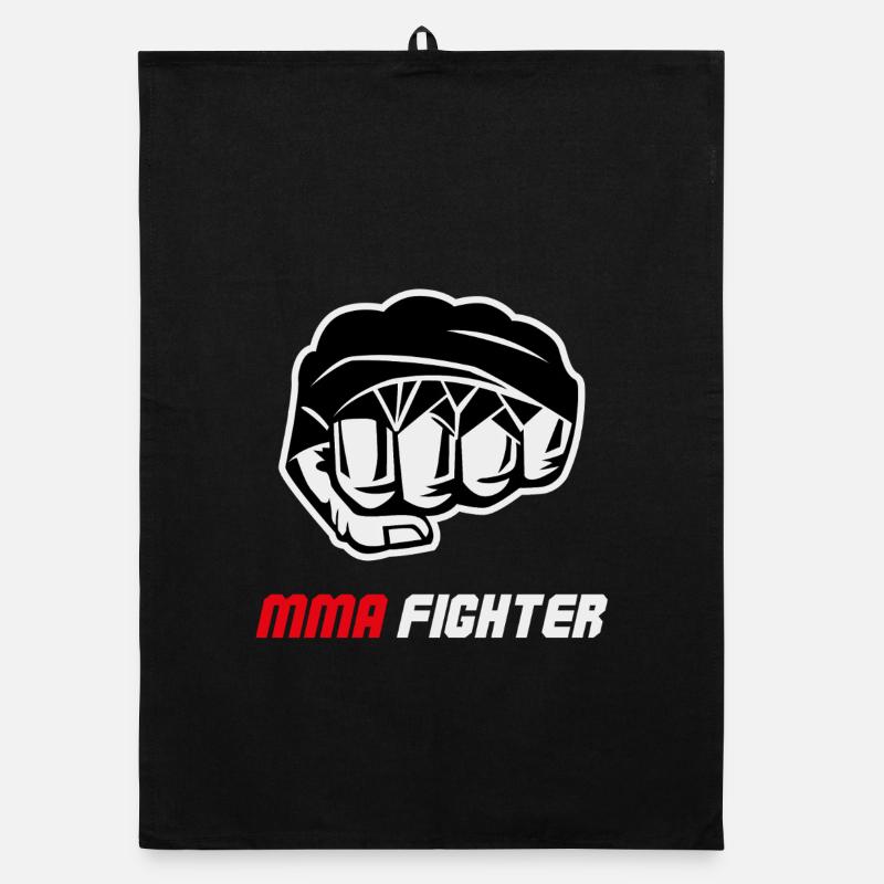 MMA Fighter Faustkampfsport Organic Geschirrtuch