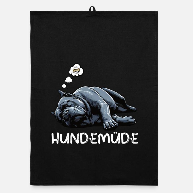 Hundemüde Cane Corso italienischer mastiff  Organic Geschirrtuch