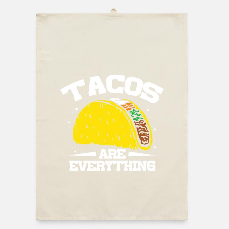 tacos are everything Organic Geschirrtuch