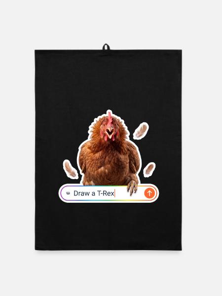 NOAI Trex - Organic Geschirrtuch - Schwarz